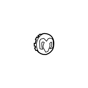 Ram 6CW52S4AAA CAP Wheel Center