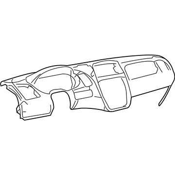 Ram 1PE44DX9AK PANEL Instrument Upper