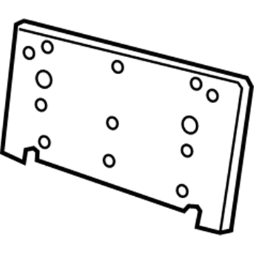 Mopar 68190896AA Bracket Kit License Plate