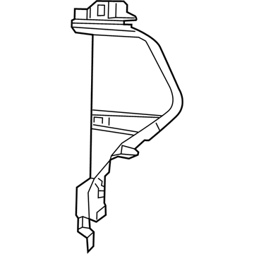 Jeep 68381705AA BAFFLE Air Inlet Left
