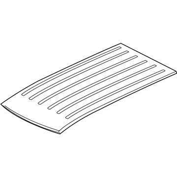 Jeep 68171000AB PANEL Roof With Sunroof Opening Requires Rear Header and Hinge Shims