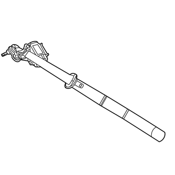 Mopar 6EJ56DX9AE Belt And Retractor 2ND Row Seat