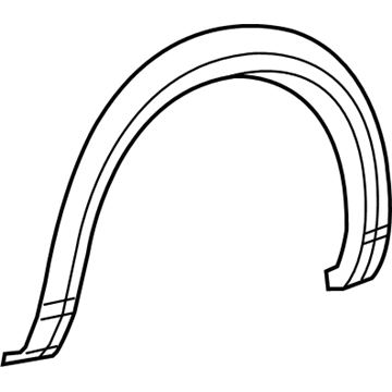 Ram 1TD44TZZAF MOLDING Wheel Opening Flare Rear