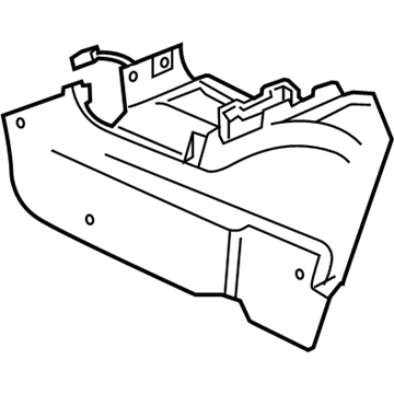 Chrysler 1BV511L2AA CONSOLE Floor Front
