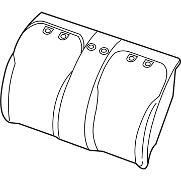 Dodge 68086665AA Seat Back