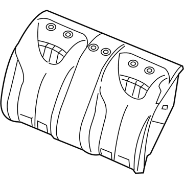 Dodge 5LH24DX9AA Seat Back Cover