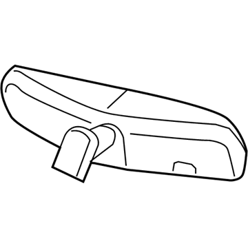 Dodge 68349164AA MIRROR Inside Rear View