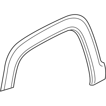 Mopar 5XB65LXHAA Molding Wheel Flare Front Fender