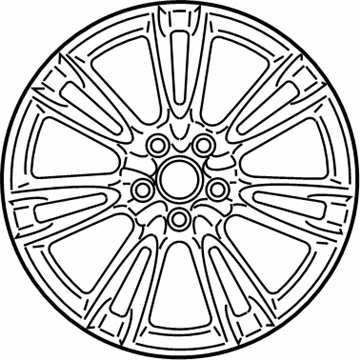 Chrysler 5PQ11AAAAB WHEEL Aluminum