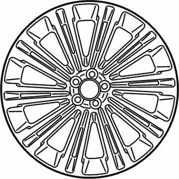 Chrysler 1LS67GSAAD WHEEL Aluminum
