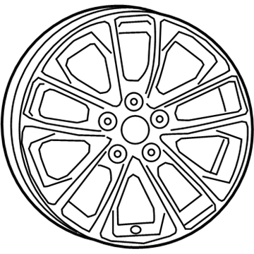 Jeep 6BG72RXFAA WHEEL Aluminum