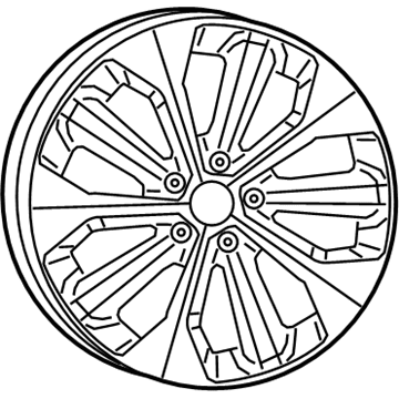 Jeep 6BG741XYAA WHEEL Aluminum