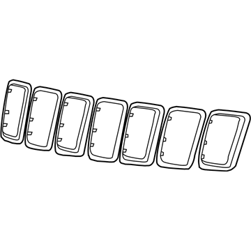 Mopar 6AH37SZ7AA Trim Ring Kit Radiator Grille