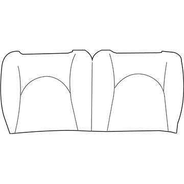 Dodge 1AM101D5AB COVER AND PAD Seat Back