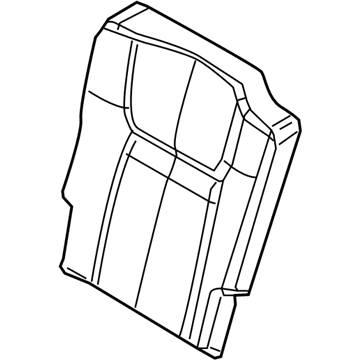 Jeep 1DU691D5AA COVER Seat Back Left