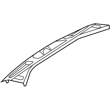 Dodge 1GW67DX9AC SCUFF PLATE Liftgate