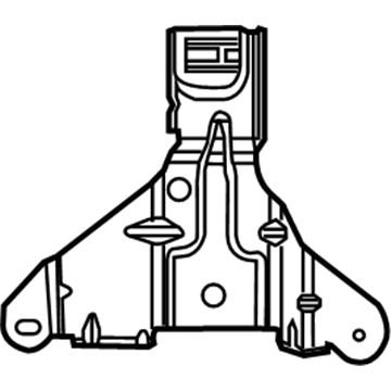 Dodge 68066452AF BRACKET Tool Hold Down