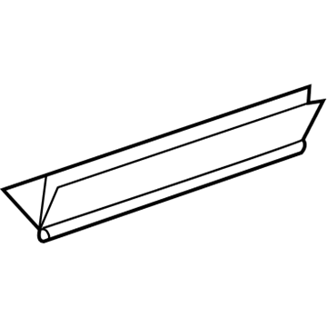 Dodge 1QQ70BD3AB COVER Cargo Area Gap Hider
