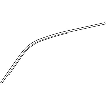 Mopar 68324508AA Molding Drip Rail, Front Driver Side