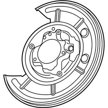Ram 68133194AA PLATE Brake Backing