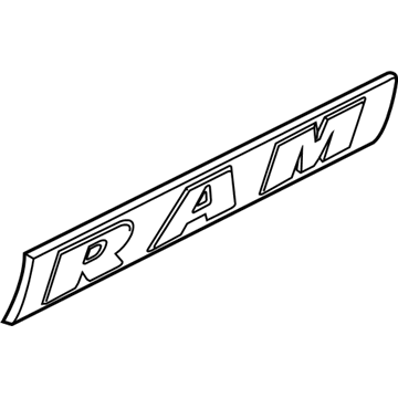 Ram 68235558AA NAMEPLATE RAM For all Locations