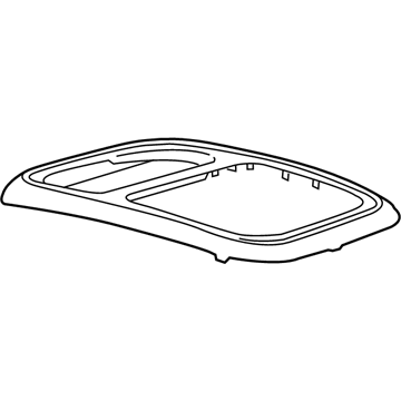 Mopar 6EG65DX9AA Bezel Floor Console