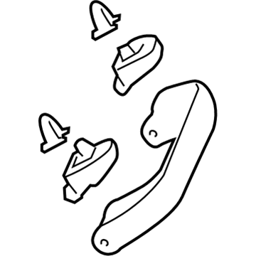 Mopar 5RG72HDAAA Handle Grab Rear
