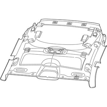 Jeep 6WZ25PS4AA HEADLINER