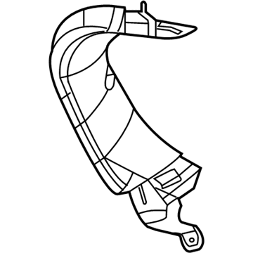Mopar 6NL72DX9AA Panel Liftgate Trim Upper Right