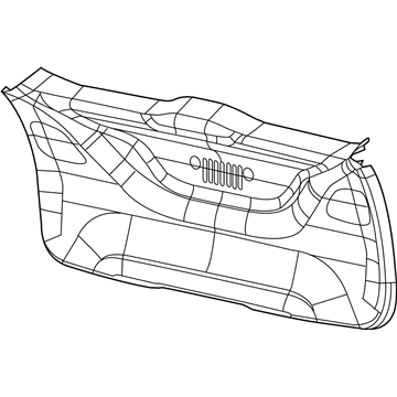 Mopar 5UN06DX9AC Panel Liftgate Trim Lower
