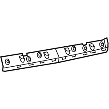 Jeep 68196751AA SHIELD Exhaust Rear Fascia