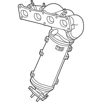 Jeep 68234997AC MANIFOLD Exhaust and Catalytic Converter Maniverter