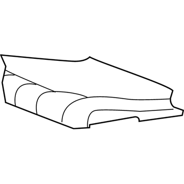 Dodge 1HV171D5AA COVER Rear Seat Cushion