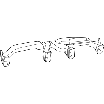 Dodge 68233799AC DUCT Center Distribution