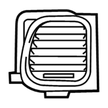 Dodge 1UQ87SZ7AC OUTLET Air Conditioning & Heater Outboard Left