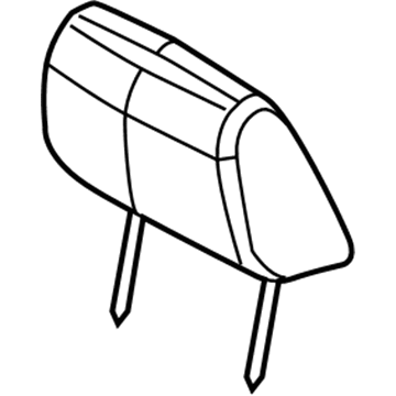 Dodge 6PB02GT5AA HEADREST Front