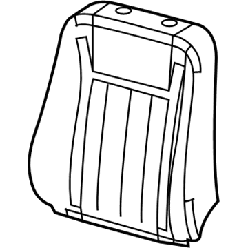 Chrysler 1LB681D1AA COVER Front Seat Back