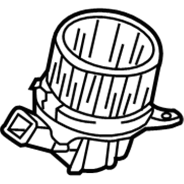 Jeep 68350343AA MOTOR Blower