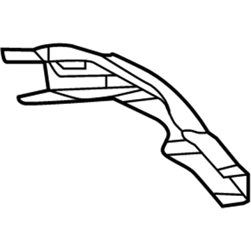 Jeep 68269983AA REINFORCEMENT Rear Rail Front
