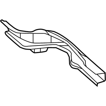 Jeep 68040792AA RAIL Rear Floor Pan Side