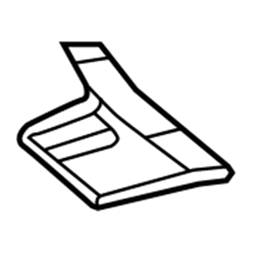 Dodge 68043163AA REINFORCEMENT D Pillar