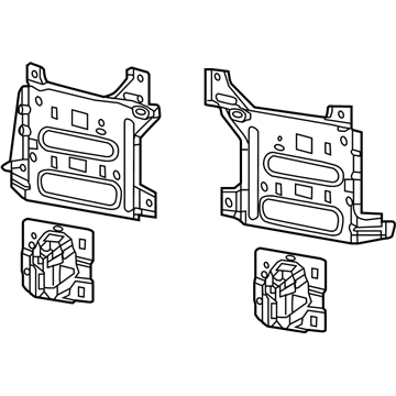 Ram 68271506AB BRACKET KIT Bumper Inner
