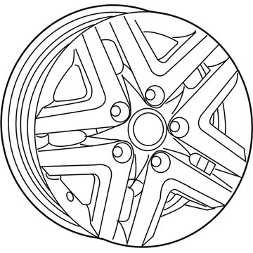 Ram 68244971AA WHEEL Aluminum