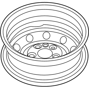 Ram 68417596AA WHEEL Steel