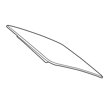 Jeep 68082476AB GLASS Sunroof Includes #2