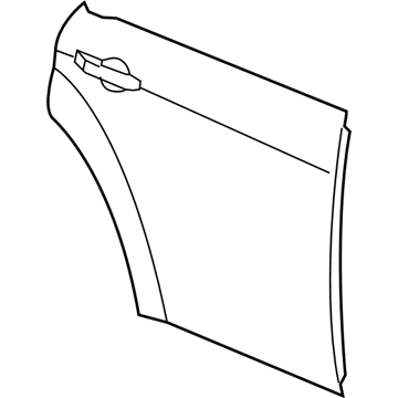 Mopar 55113520AD Panel Rear Door Outer Repair