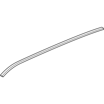 Mopar 5UP34RXFAB Molding Roof Joint Used Without Luggage Rack, Passenger Side