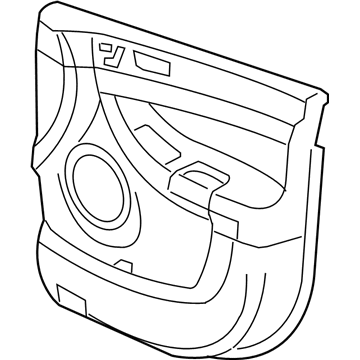 Chrysler 1AJ441L2AA PANEL Front Door Trim