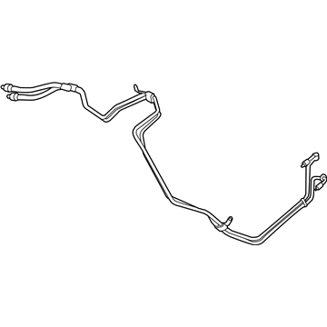Ram 68230432AB HOSE AND TUBE Oil Cooler Pressure and Return