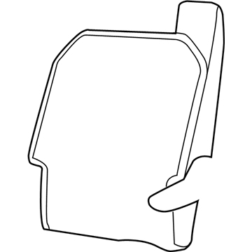 Ram 5LE55DX9AA COVER AND PAD Seat Back